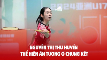 Nguyễn Thị Thu Huyền thể hiện ấn tượng ở chung kết giải Vô địch Cầu lông Đồng đội Quốc gia 2025