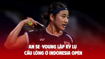 An Se-young lập kỷ lục Cầu lông ở Indonesia Open