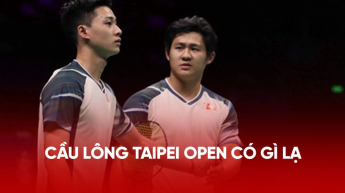 Cầu lông Taipei Open có gì lạ