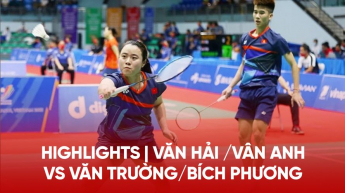 Highlights trận đấu giữa Văn Hải /Vân Anh vs Văn Trường/Bích Phương - Giải cầu lông đồng đội HH Quốc gia 2025